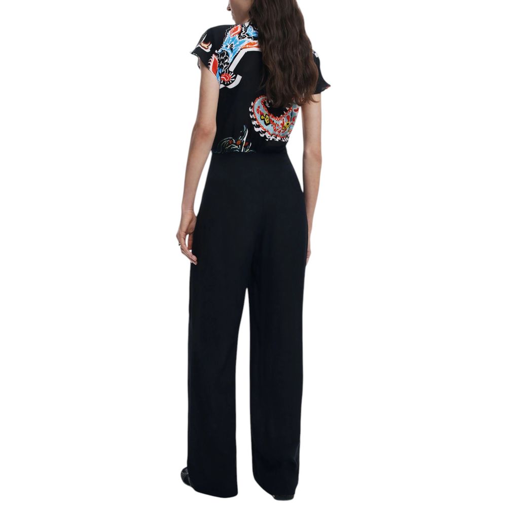 Black Viscose Jumpsuit