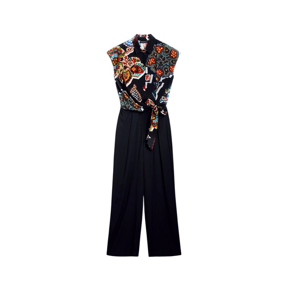Black Viscose Jumpsuit