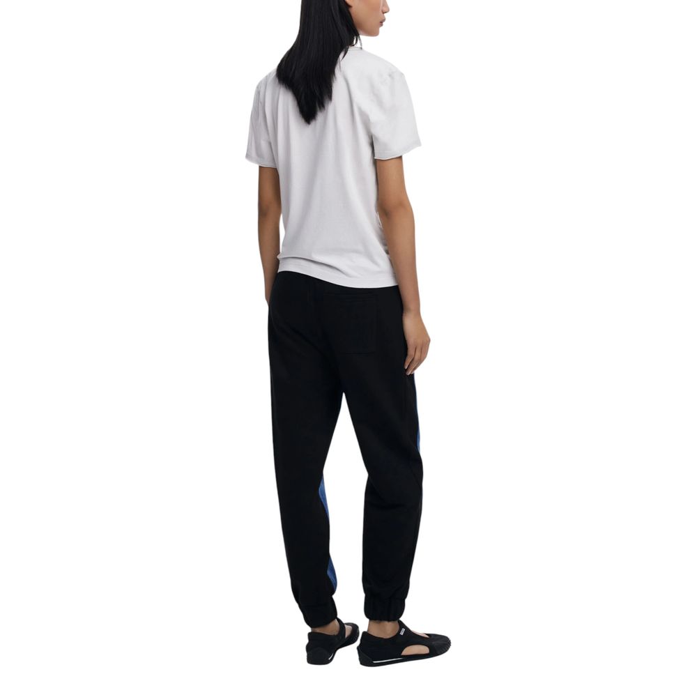 Grå bomulls-T-shirt