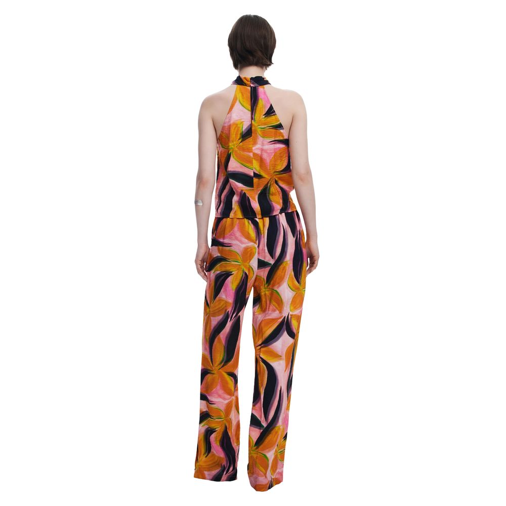 Orange Viscose Pant