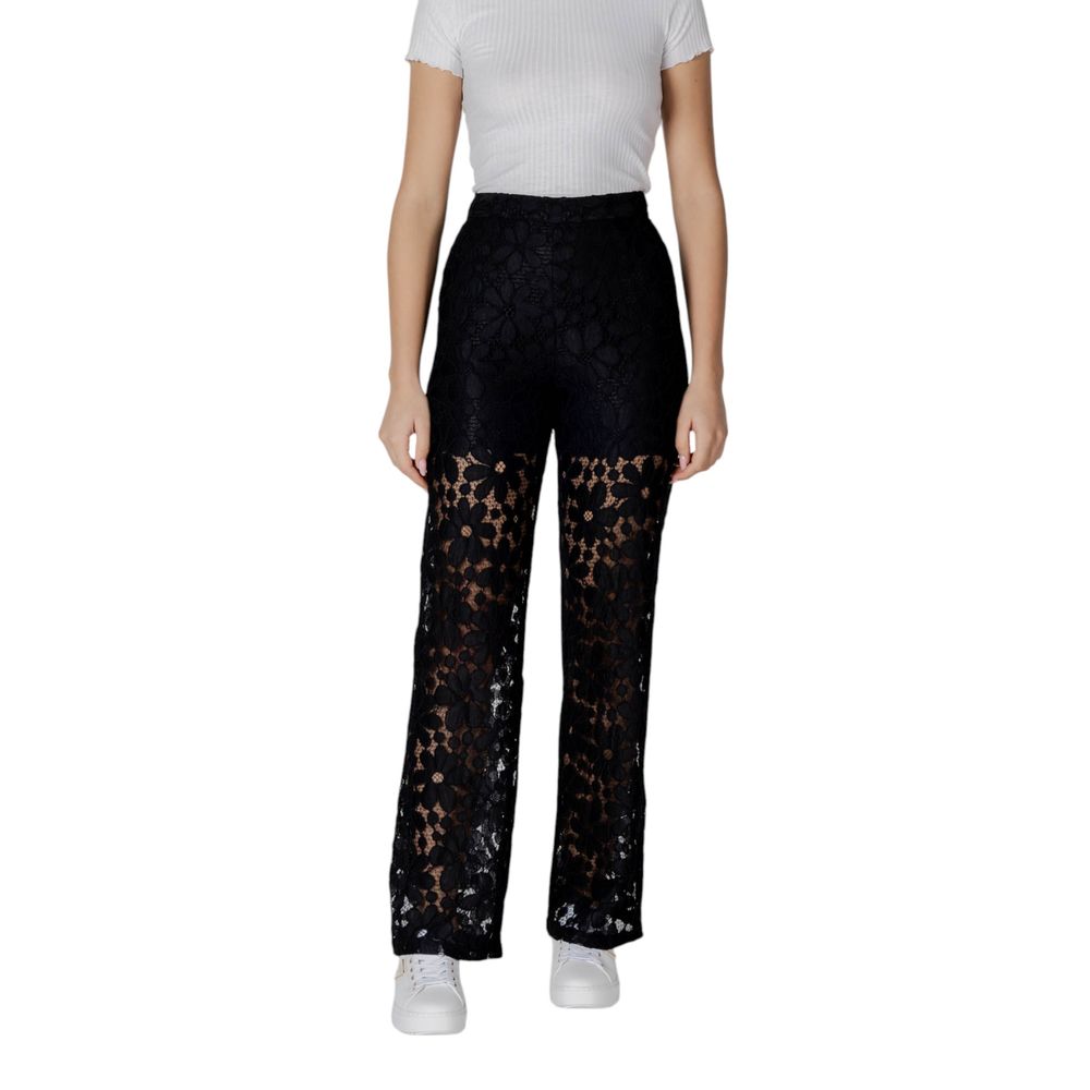 Black Polyester Pant