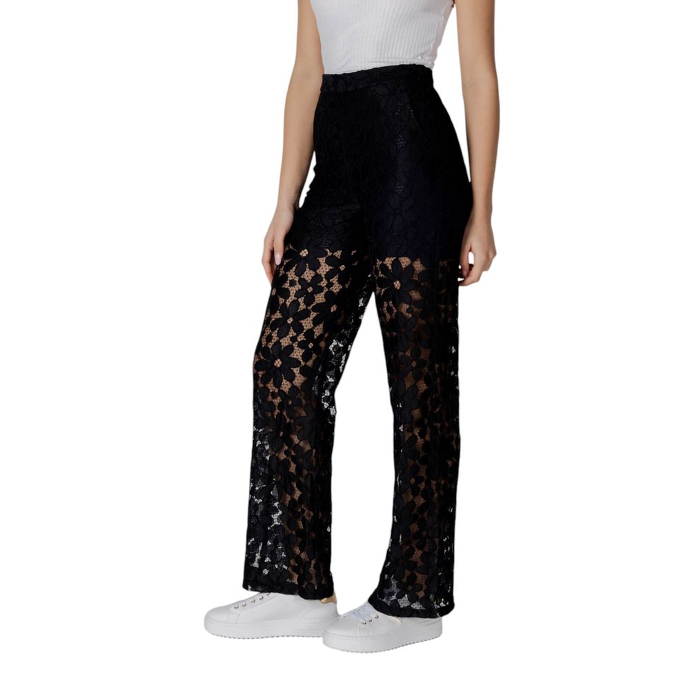 Black Polyester Pant