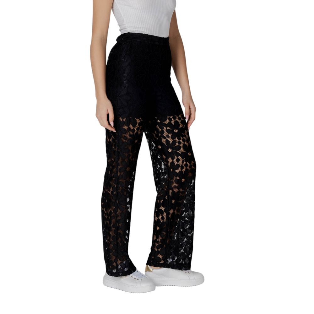 Black Polyester Pant