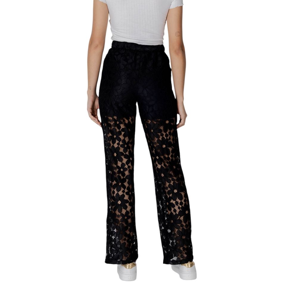 Black Polyester Pant