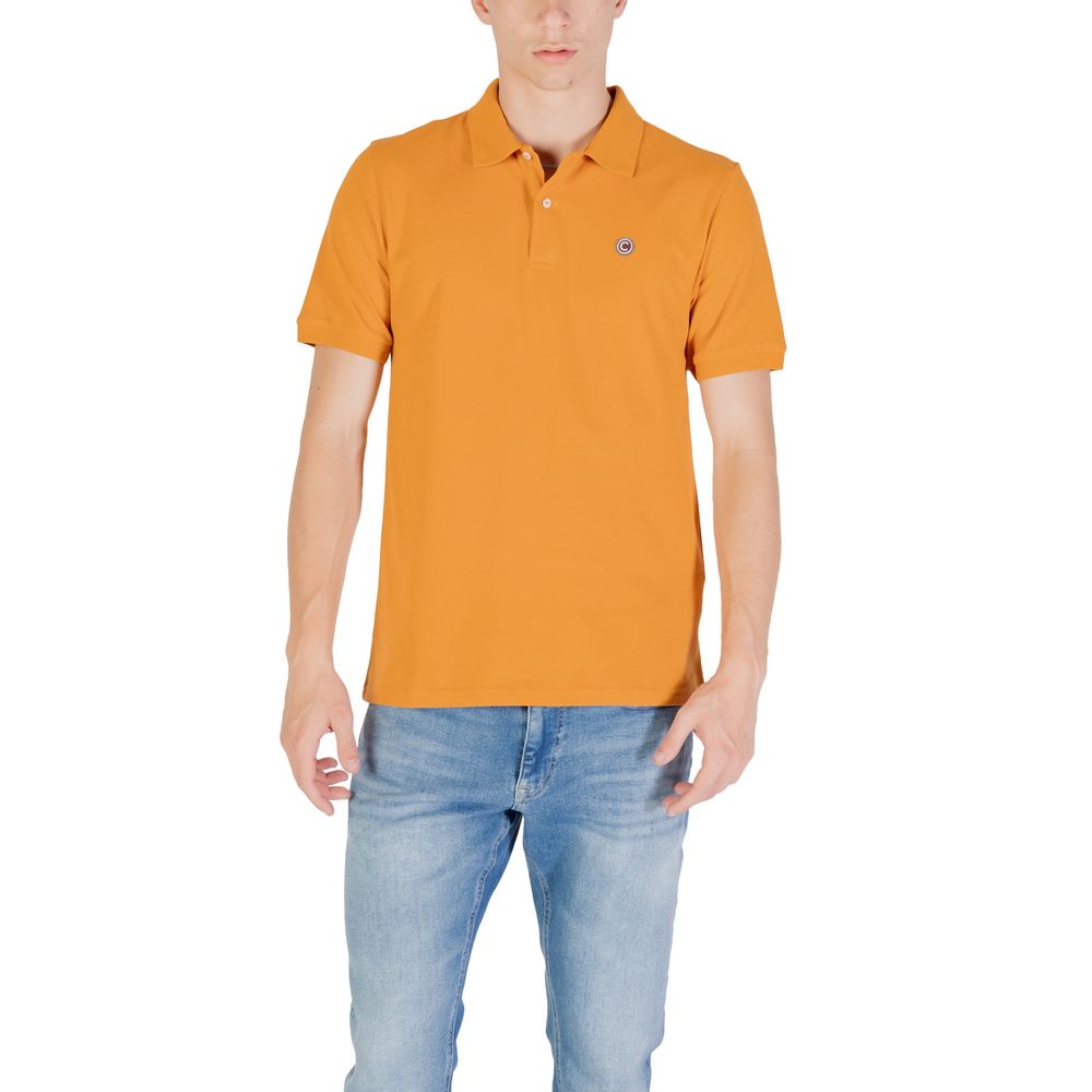 Orange Cotton Polo Shirt
