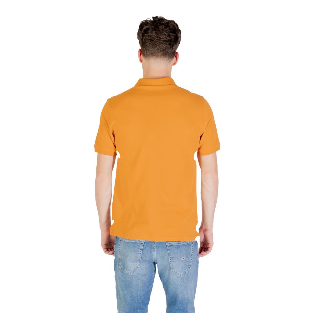 Orange Cotton Polo Shirt