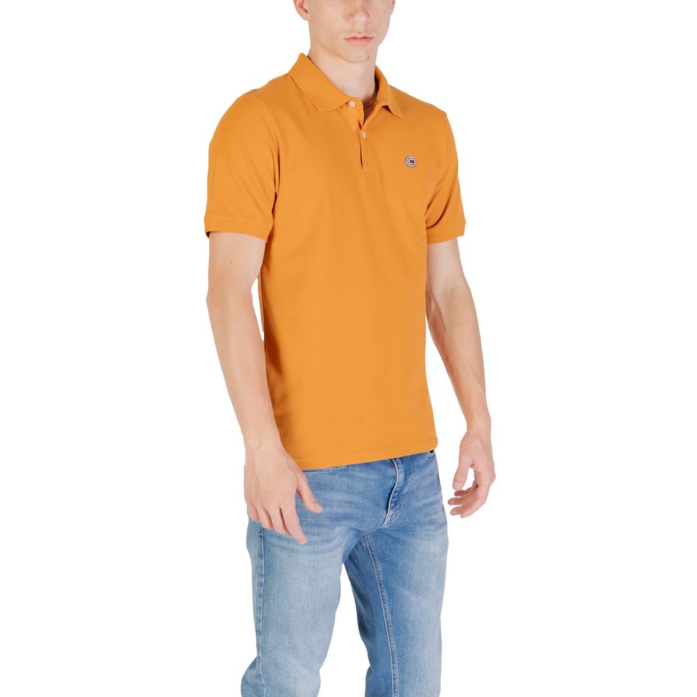Orange Cotton Polo Shirt