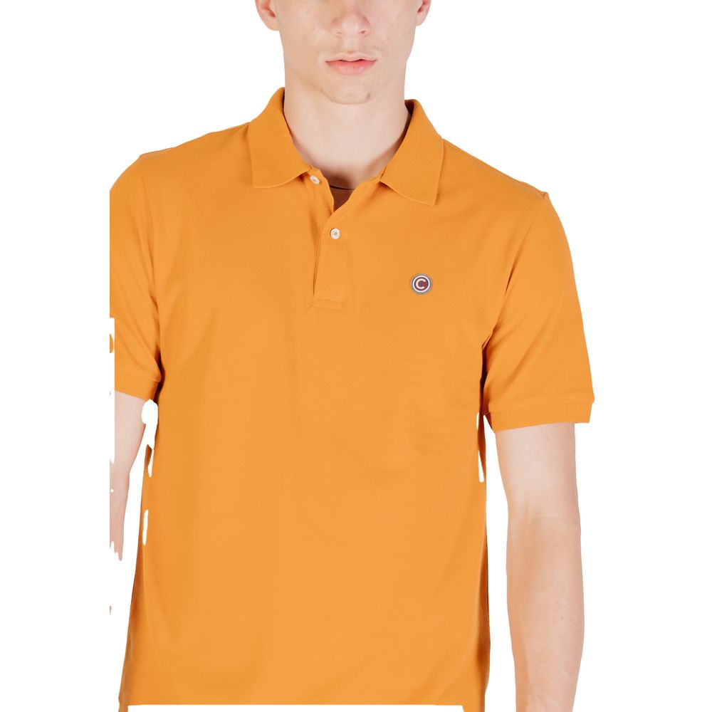 Orange Cotton Polo Shirt