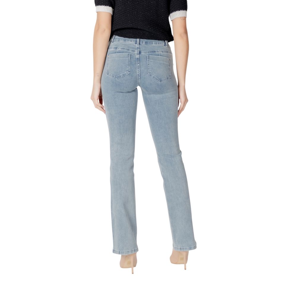 Blue Cotton Slim Fit Jean