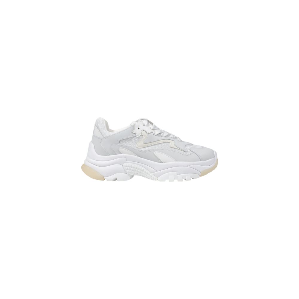 Vit lädersneaker