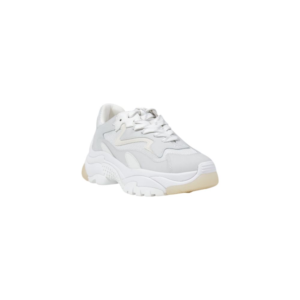 Vit lädersneaker