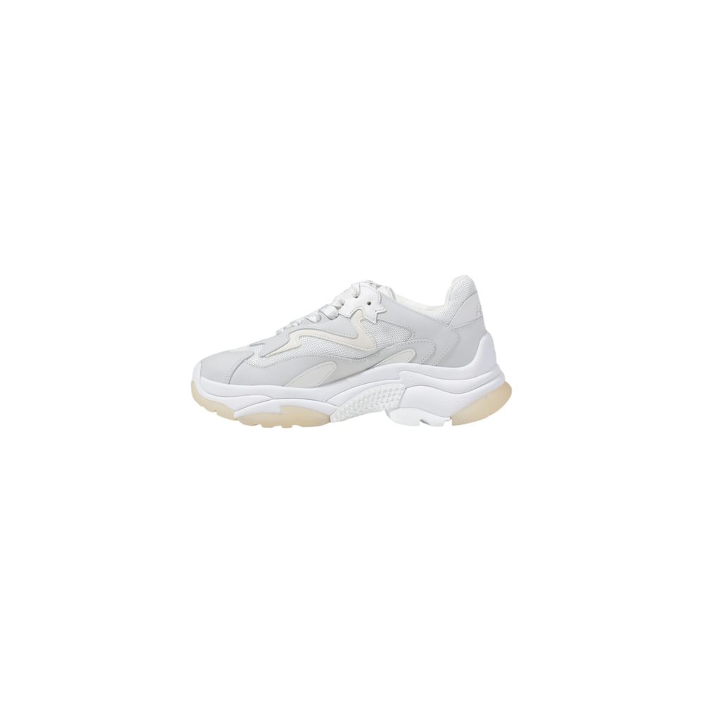 Vit lädersneaker