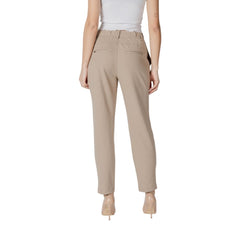 Street One Beige Viscose Pant