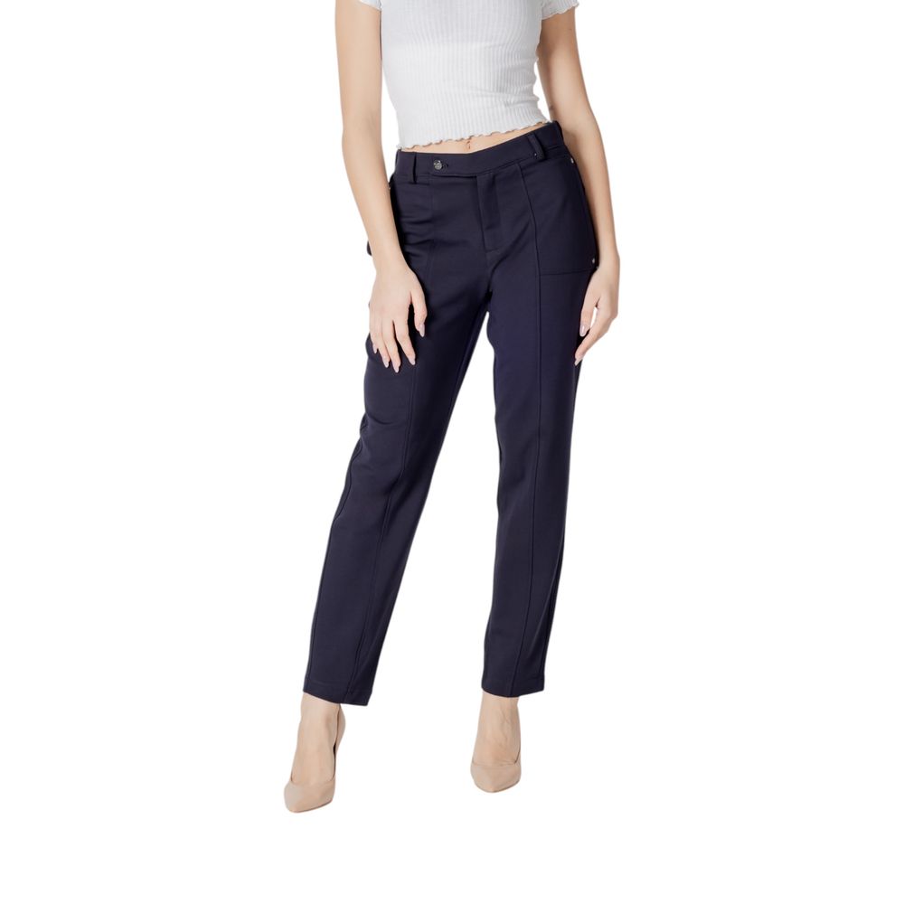Blue Viscose Pant