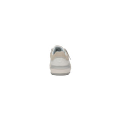 Clarks White Leather Low Top Sneakers