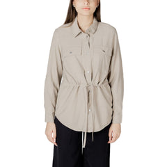 Only Beige Viscose Blouse