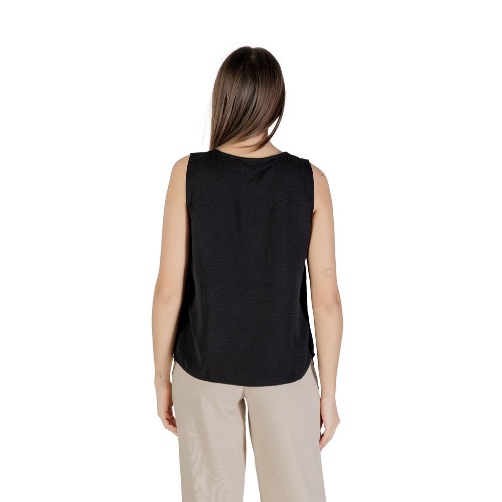 Svart tanktopp i resirkulert polyester