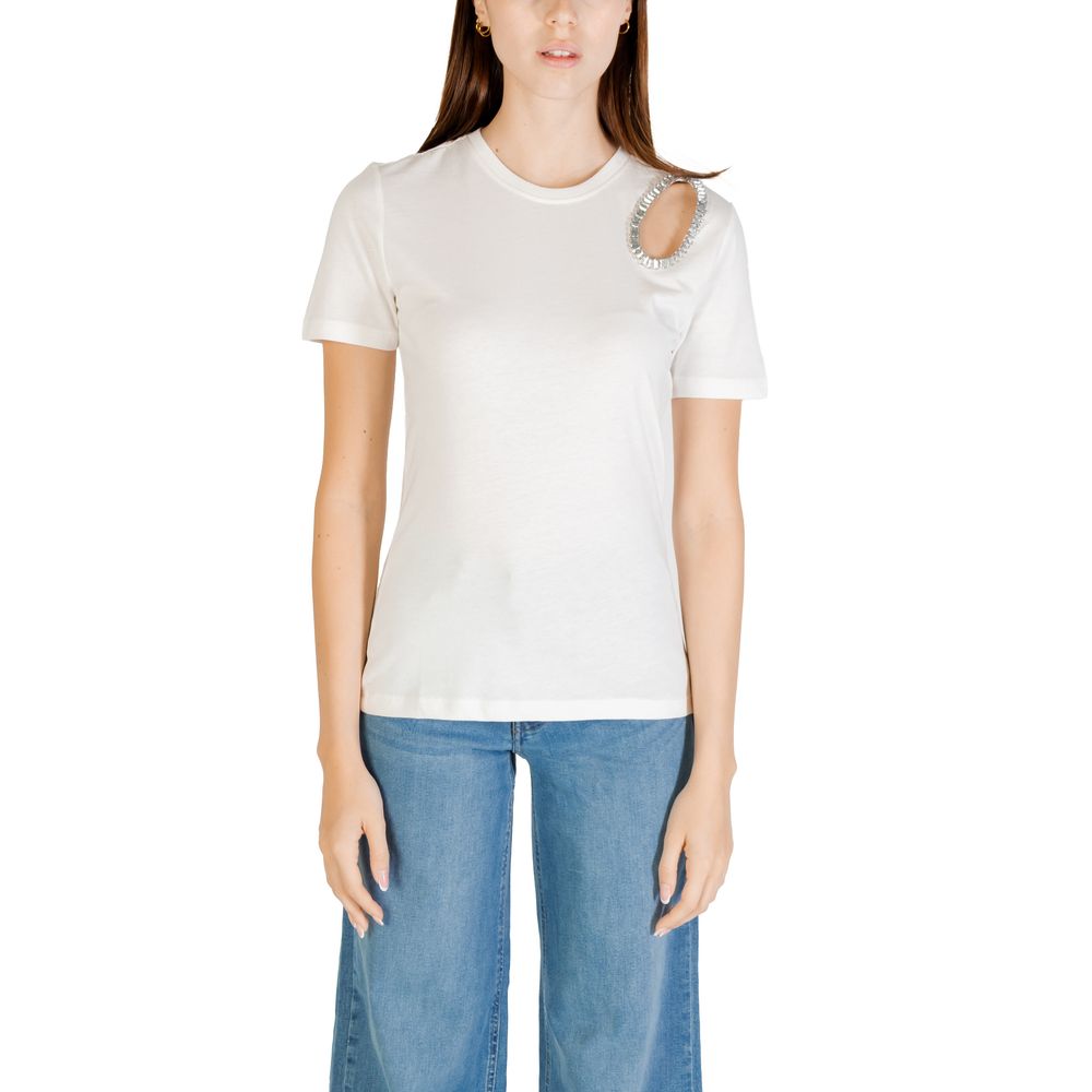 Vit t-shirt i ekologisk bomull