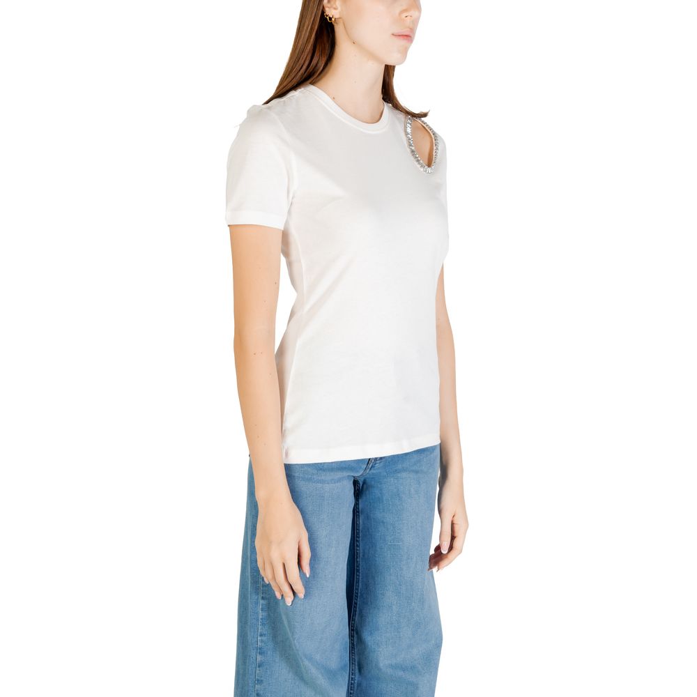 Vit t-shirt i ekologisk bomull