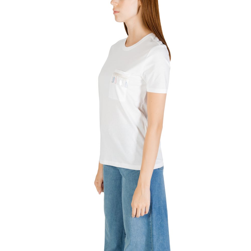 Vit t-shirt i ekologisk bomull