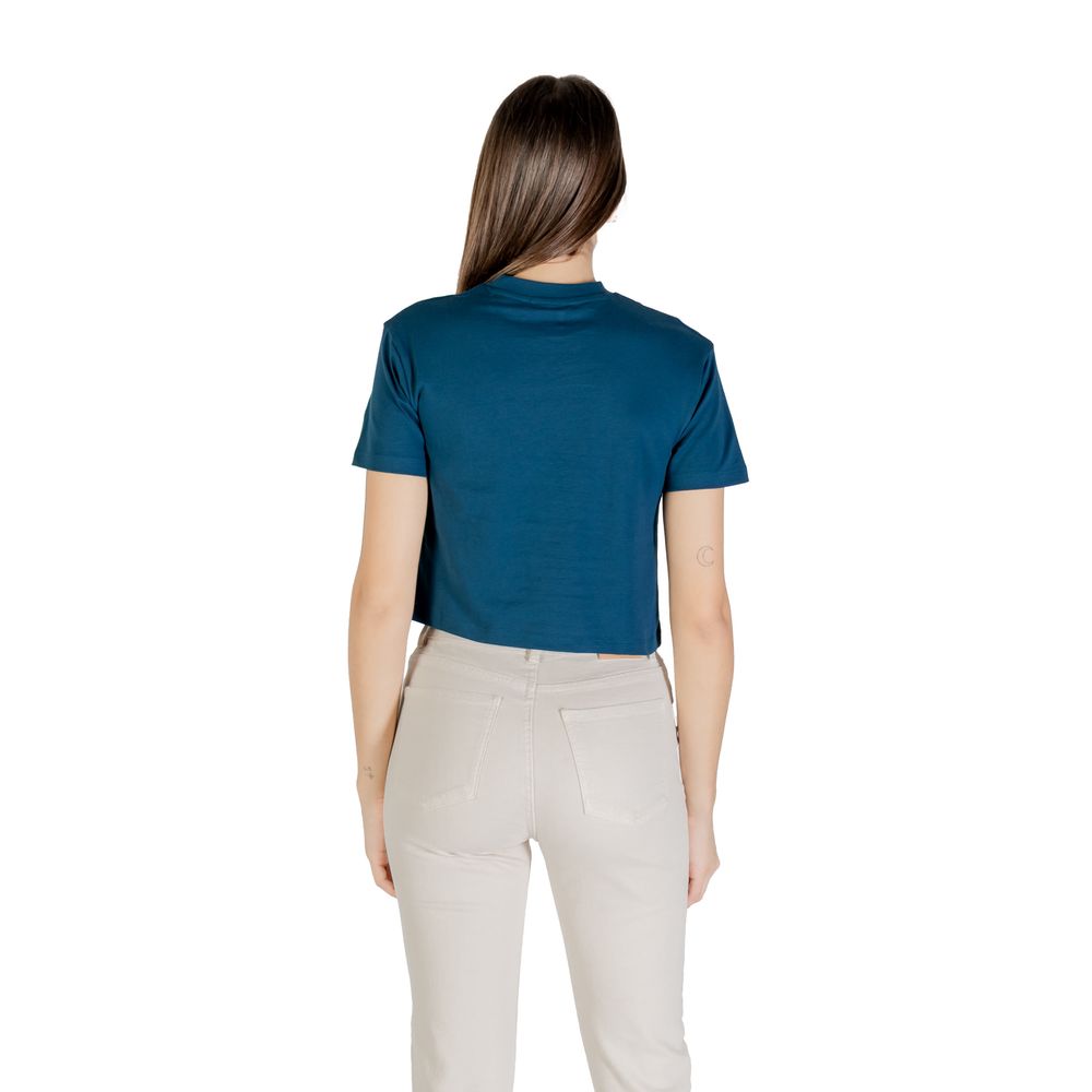 Svart bomulls-T-shirt