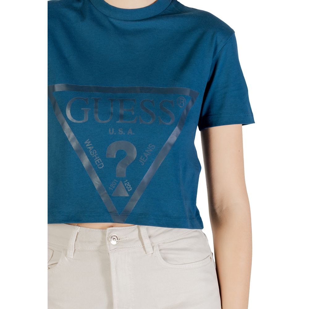 Svart bomulls-T-shirt