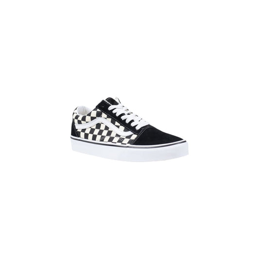 Vans Black And White Fabric Sneaker