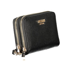 Guess Jeans Black Polyethylene Wallet