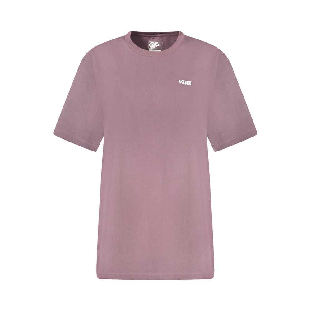 Lila bomulls-t-shirt för kvinnor