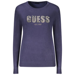 Guess Jeans Blue Viscose Women Sweater