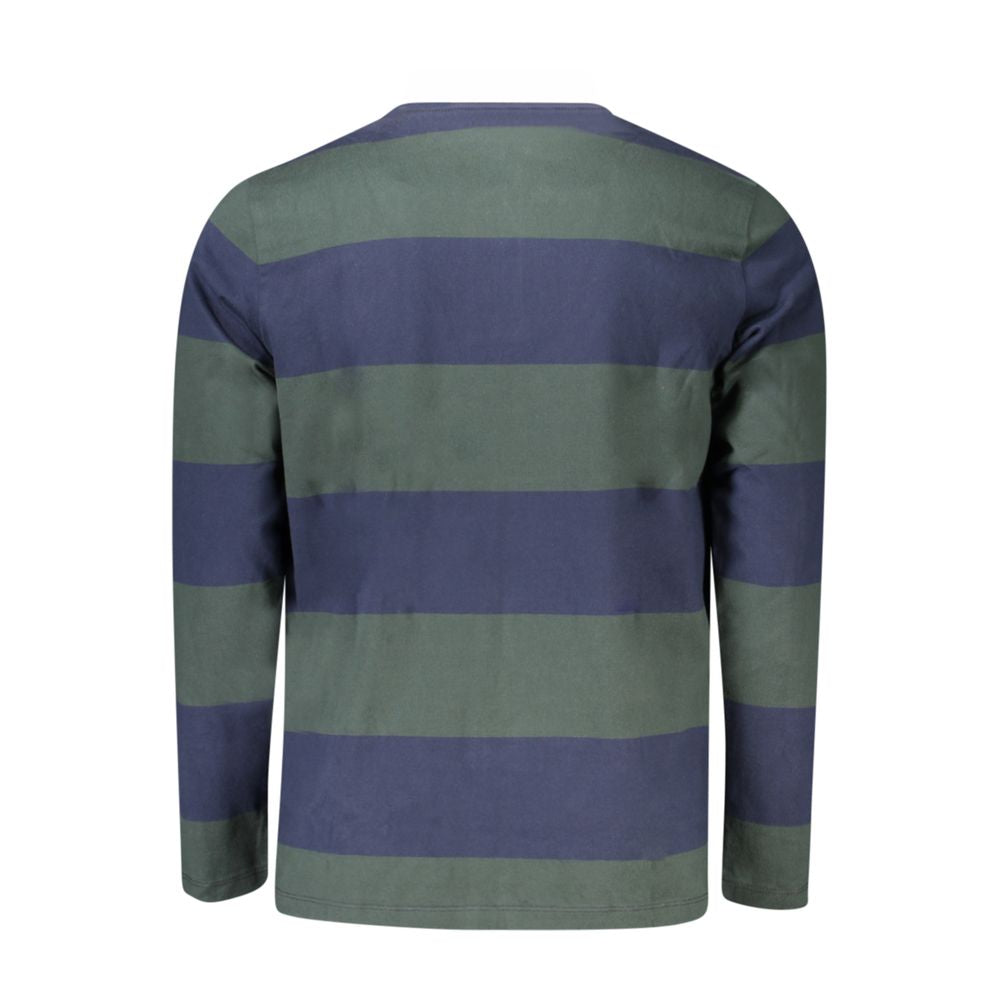 Green Cotton Men Polo Shirt