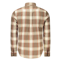Timberland Brown Cotton Men Shirt