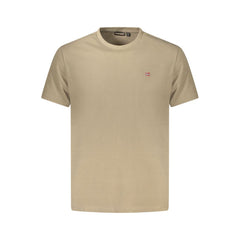 Napapijri Brown Cotton Men T-Shirt