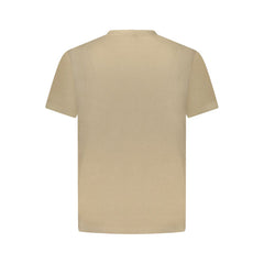 Napapijri Brown Cotton Men T-Shirt