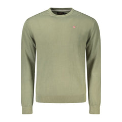 Napapijri Green Cotton Men Sweater