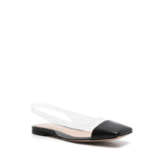 Gianvito Rossi Black Plexiglass Ballet Flats