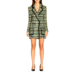 Elisabetta Franchi Green Viscose Women Blazer