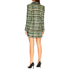 Elisabetta Franchi Green Viscose Women Blazer