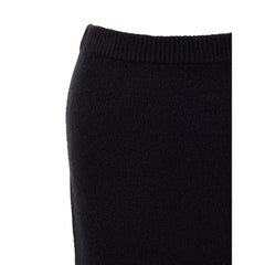 Tom Ford Black Cotton Midi Skirt