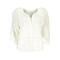 Desigual White Cotton Shirt