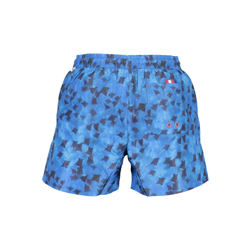 Blå polyester badkläder