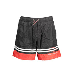 Karl Lagerfeld Nero Polyester Men Swim Boxer