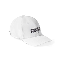 Comme Des Fuckdown White Cotton Hat