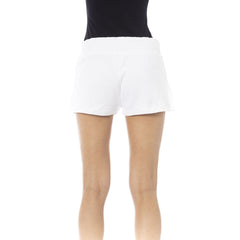Just Cavalli White Cotton Women's Sweat Shorts