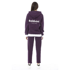 Baldinini Trend Purple Cotton Women's Sweater