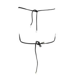 Karl Lagerfeld Black Elastane Swimwear