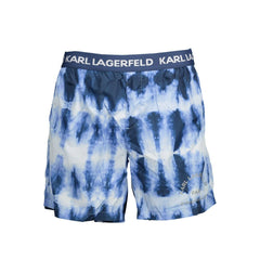 Karl Lagerfeld Blue Polyester Swimwear