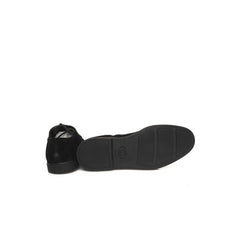 Cerruti 1881 Black Cowhide Men Derby Shoe