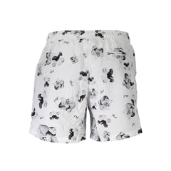 Karl Lagerfeld White Polyester Men's Swim Boxer