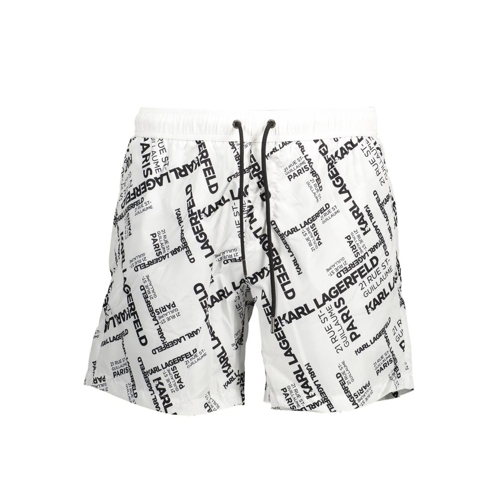 Vita badkläder i polyester
